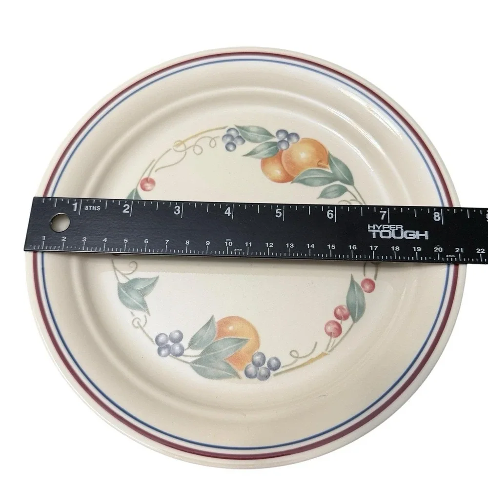 Lot Set of‎ 3 Vintage Corelle Abundance Luncheon Side or Salad Plates 8.5